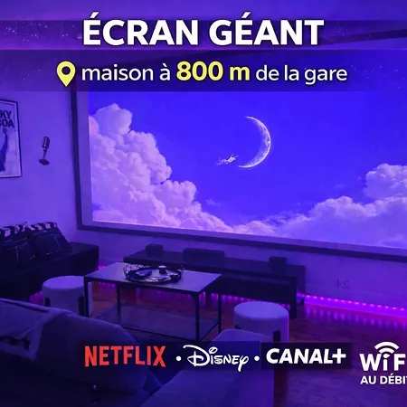Dom wakacyjny Cinema Prive Maison Cosy Romantique Riom