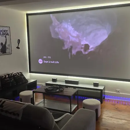 Cinema Prive Maison Cosy Romantique Semesterbostad Riom